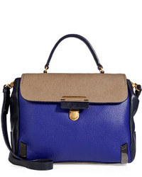 Marc by Marc Jacobs Leather Colorblock Top Handle Satchel