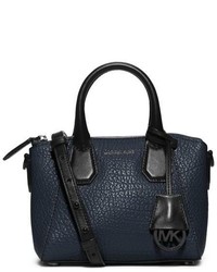 Michael Kors Michl Kors Campbell Extra Small Two Tone Leather Satchel