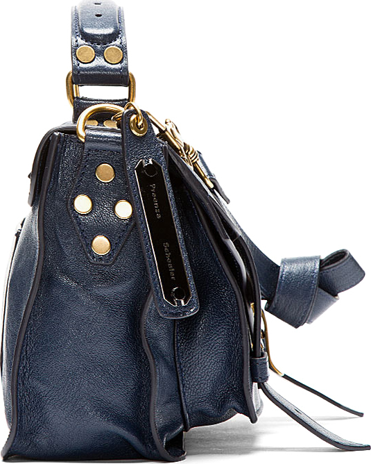 PS1 Tiny Black Lux Leather Satchel Bag