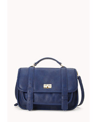 Forever 21 Runaround Faux Leather Satchel