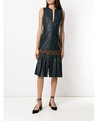 Clé Midi Leather Dress