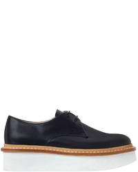 Tod's 50mm Leather Platform Lace Up Shoes