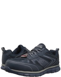Skechers Work Synergy Fosston Lace Up Casual Shoes