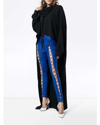 Filles a papa Skinny Lace Up Leather Trousers