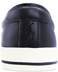 Polo Ralph Lauren Vaughn Leather Slip On Sneaker Shoes