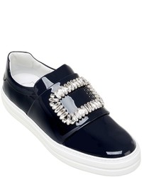 Roger Vivier 25mm Sneaky Viv Patent Leather Sneakers