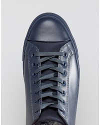 Aldo Amede Sneakers In Blue Leather