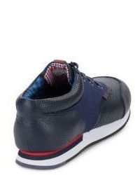 Ben Sherman Henderson Perforated Leather Sneakers