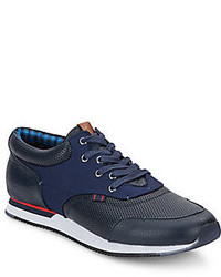 Ben Sherman Henderson Perforated Leather Sneakers