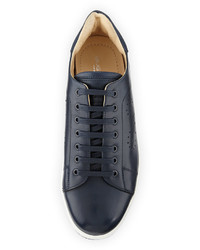 Bugatchi Como Perforated Lace Up Sneaker