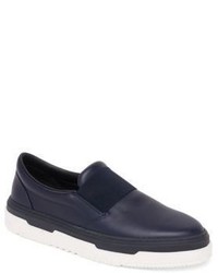 Valentino Derby Calf Leather Platform Sneakers