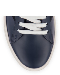 Bally Hedern Trainspotting Stripe Mid Top Sneaker Blue
