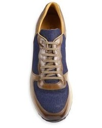 To Boot New York Aldus Mixed Media Sneakers