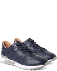 Tod's Panelled Leather Sneakers
