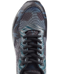 Kenzo Printed Sneakers With Leather