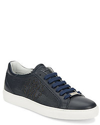 Roberto Cavalli Perforated Leather Sneakers