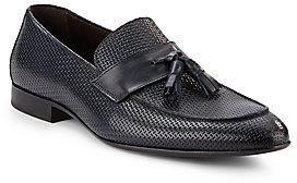 Bruno Magli Bemar Embossed Leather Tassel Loafers 450 Off 5th