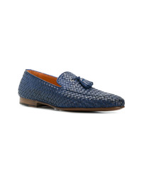 Andrea Ventura Weave Tassel Loafers