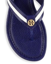 Tory Burch Martime Leather Thong Sandals