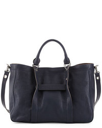 Longchamp 3d Medium Tote With Removable Strap Midnight Blue