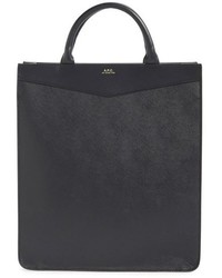 A.P.C. Cabas Rose Leather Tote