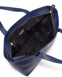 Furla Daisy Saffiano Leather Tote Bag Navy