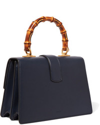 Gucci Dionysus Bamboo Medium Leather Tote Navy