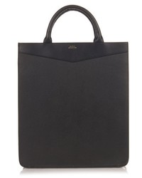 A.P.C. Double Handle Vegetable Leather Tote