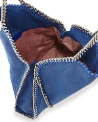 Stella McCartney Falabella Fold Over Tote Bag Blue Bird