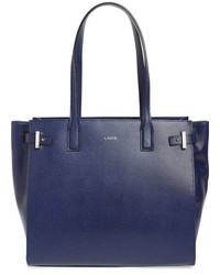 Lodis Jem Multifunction Leather Tote Blue