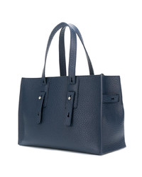 Orciani Logo Plaque Tote Bag