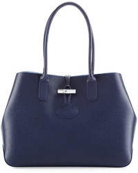 Longchamp Roseau Leather Shoulder Tote Bag