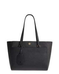 Tory Burch Small Robinson Leather Tote