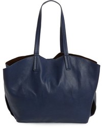 Street Level Slouchy Faux Leather Tote