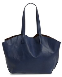 Street Level Slouchy Faux Leather Tote
