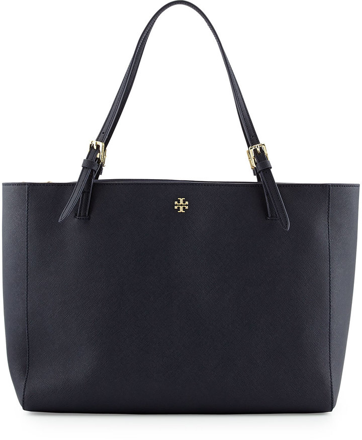 Tory Burch York Saffiano Leather Tote Bag Tory Navy Where To Buy How To Wear