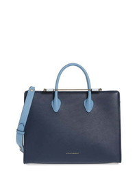 STRATHBERRY Tricolor Leather Tote