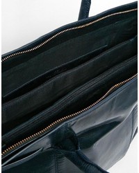 Urban Code Urbancode Leather Double Zip Tote Bag