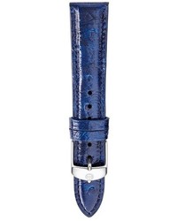 Michele 18mm Leather Watch Strap