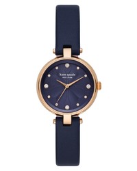 kate spade new york Annadale Leather Watch