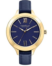 Bulova Caravelle New York By Watch Carla Leather