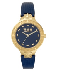 Versus Versace Claremont Leather Watch