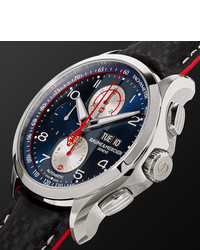Baume & Mercier Clifton Club Shelby Cobra Chronograph 44mm Stainless Steel And Leather Watch