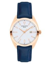 Movado Heritage Datron Leather Watch