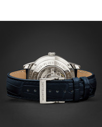 Montblanc Heritage Spirit Orbis Terrarum Latin Unicef 41mm Stainless Steel And Alligator Watch Ref No 116533