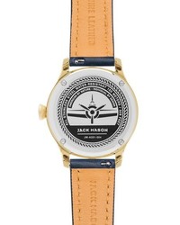 Jack Mason Aviation Leather Strap Watch 36mm