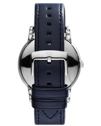 Emporio Armani Leather Strap Watch 41mm