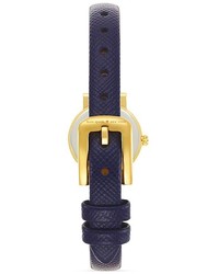 Kate Spade New York Tiny Metro Navy Leather Strap Watch 20mm
