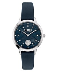Versus Versace Palos Verdes Leather Watch