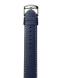 Philip Stein Navy Stitched Calf Leather Watch Strap 22mm